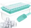 Silikon Eiswürfelform für 36 Eiswürfel mit Deckel Behälter Produktbild-Vorschau 1