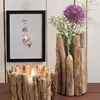 TISCH BLUMENVASE "MIRA" | Treibholz Vase, Tisch Deko Produktbild-Vorschau 3