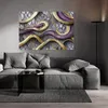 Leinwandbild Schlangenstruktur Glamour Gold Lila 100x70 Produktbild-Vorschau 2