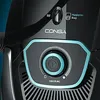 A close-up view of the control panel and branding of a vacuum cleaner. Produktbild-Vorschau