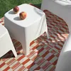 Outdoor-Teppich 200x300 cm Orange - Flachgewebe & Produktbild-Vorschau 7