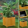 50x50 fioriera fioriera vaso fioriera fioriera marrone Anteprima dell’immagine prodotto 2