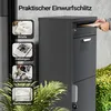 Toboli Paketkasten Anthrazit 500 x 370 x 1120 mm, Paketbox Produktbild-Vorschau 3