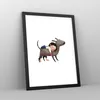 Gerahmtes Poster - Schwarzer Rahmen - Kind Hund Bild - Produktbild-Vorschau 8