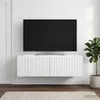 vidaXL Wandmeubel voor televisie, wit, 98 x 31 x 30 cm, van Productafbeelding-voorbeeld 2
