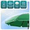 VOUNOT® Sonnenschirm Strandschirm 200cm mit Tragetasche und Produktbild-Vorschau 4