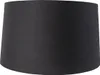 Baumwolllampenschirm schwarz 45/50/28 mit goldener Produktbild-Vorschau 8