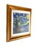 A framed painting of Van Gogh's Starry Night is shown against a white background. Produktbild-Vorschau