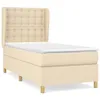 vidaXL Boxspringbett mit Matratze Creme 90x200 cm Stoff -  Produktbild-Vorschau 9