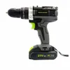 A cordless drill with a battery pack attached, shown against a white background. Produktbild-Vorschau