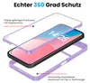 360 Grad Rundum Schutz Handyhülle für Xiaomi Redmi Note 14 Produktbild-Vorschau 3