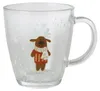 12x Tassen Glas 300ml Kaffeebecher Tee Küchen Trinken Pott Produktbild-Vorschau 2