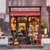 3D puzzle, DIY mini domček, Pizzeria strýka Joea, Cutebee, Náhľad obrázku produktu 19