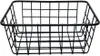 Košík kovový, čierny, výška: 80 mm, dĺžka: 200 mm, šírka: Náhľad obrázku produktu 3