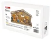 LED Culla natalizia Decorazione natalizia culla in legno Anteprima dell’immagine prodotto 3