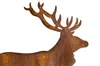 Metall Edelrost Gartenstecker Hirsch Figur für den Balkon Produktbild-Vorschau 5