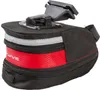 M-Wave Borsa da sella 1Tilburg L,8 litri nero/rosso Anteprima dell’immagine prodotto 3