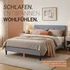 Homestyle4u Polsterbett 160x200 cm Bett Doppelbett mit Produktbild-Vorschau 16