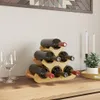 vidaXL Stojak na wino na 6 butelek 35x18x25,5 cm bambusowy Podgląd zdjęcia produktu 2