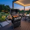 Grill gazowy ogrodowy 14,5kW BERGMANN NL003 5 palników Podgląd zdjęcia produktu 4