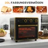HOMCOM Minibackofen 20L, Pizza-Ofen mit Umluft, Produktbild-Vorschau 4