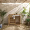 home24 Gartenspültisch - Akazie Massiv - Beige Produktbild-Vorschau 4