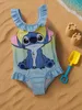 Disney Lilo & Stitch Badeanzug mit Rüschen für Mädchen - Produktbild-Vorschau 3