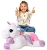 TE-Trend Kuscheltier Einhorn 45 cm Plüschtier Kuschelpferd Produktbild-Vorschau 2