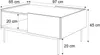 ESSENCE L97 Couchtisch mit Schublade Kaschmir / Eiche Linea Produktbild-Vorschau 6
