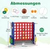 COSTWAY 4 in 1 Tetris grande, Jumbo Tetris con lancio Anteprima dell’immagine prodotto 3