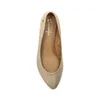 Elegante Goldene Ballerinas aus Naturleder mit sehr weicher Produktbild-Vorschau 5