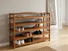 Étagère à chaussures en acacia, 5 étages, 82 x 26 x 74 cm, Voir les images du produit 4