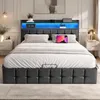 Letto imbottito INONEFT, 160x200 cm, letto matrimoniale con Anteprima dell’immagine prodotto 4