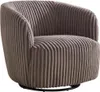 Loungesessel Alma aus Kord drehbar - Taupe Produktbild-Vorschau 1