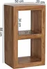 WOHNLING Sheesham Standregal Massiv mit 2 Böden Massivholz Produktbild-Vorschau 12