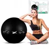 Piłka do ćwiczeń,  gimnastyczna 65cm czarna Medi Sleep Podgląd zdjęcia produktu 13