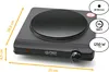 A black infrared induction hob with dimensions and specifications shown. Produktbild-Vorschau