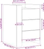 VidaXL 848304, Biały, Drewno, 30 kg, 5 kg, 450 mm, 500 mm Podgląd zdjęcia produktu 8
