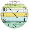 vidaXL Wanduhr Mehrfarbig 60 cm MDF Produktbild-Vorschau 1