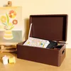 Creative Deco Bruine Grote Houten Doos Opbergdoos, 30 x 20 Productafbeelding-voorbeeld 2