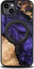 Bewood Unique Magsafe Violet Wood and Resin Case for Iphone Voir les images du produit 1