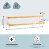 porte-serviettes eluno avec 2 barres porte-serviettes et 6 Voir les images du produit 7