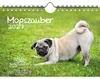 Mopszauber DIN A5 Kalender für 2027 Mops Hunde und Welpen - Produktbild-Vorschau 1