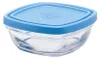 Freshbox - Boite de conservation carrée couvercle bleu 30cl Voir les images du produit 5