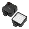 Two parts of a small black electronic device, likely a camera light, are shown against a white background. One part has the brand name 'Andoer' and a power button. The other part is the light panel with multiple LEDs. Náhled obrázku produktu