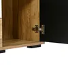 MODFU Kommode mit 4 Schubladen,Sideboard 140×35×70 Produktbild-Vorschau 8