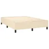 vidaXL Boxspringbett mit Matratze & LED Creme 140x200 cm Produktbild-Vorschau 5