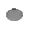 4X 63,5mm Nabenkappen Felgen Deckel Kappen Grau Flach Produktbild-Vorschau 2