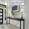 IvoQ Table d'appoint Noire – Table Console – Table d'entrée Voir les images du produit 3