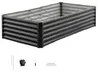 Podwyższona grządka metalowa SucceBuy 1800 x 900 x 430 mm, Podgląd zdjęcia produktu 1